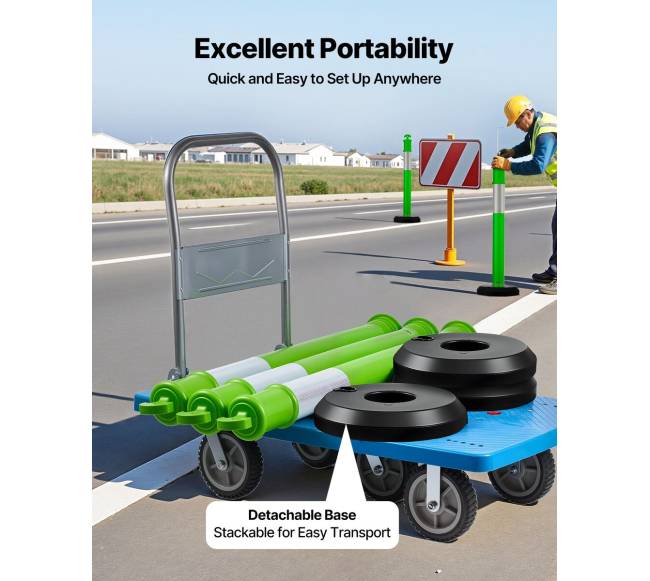 3 vnt. žalios eismo apsaugos kūgiai3