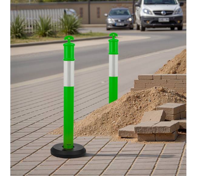 3 vnt. žalios eismo apsaugos kūgiai7