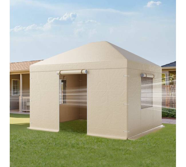 žieminė pavėsinės danga su šoninėmis sienomis7