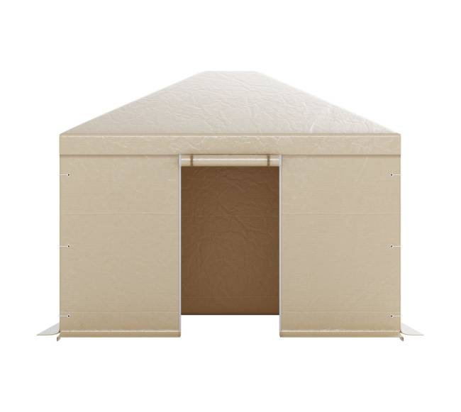 žieminė pavėsinės danga su šoninėmis sienomis9