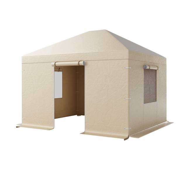 žieminė pavėsinės danga su šoninėmis sienomis10