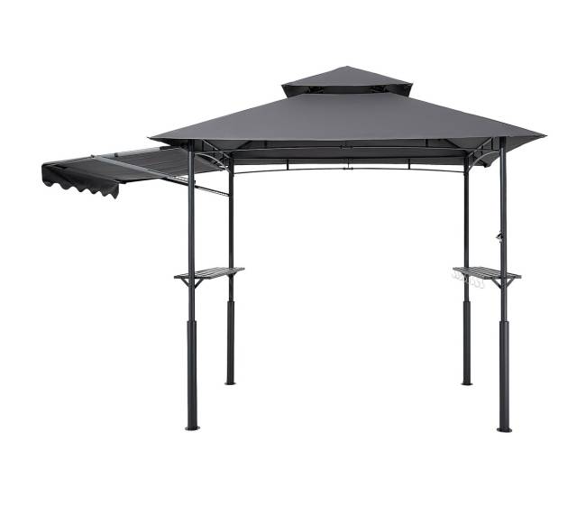 Grilis pavėsinei, 2.43 x 1.5 m, dvigubas stogas9