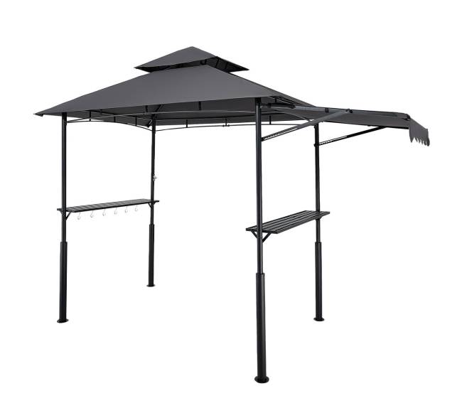 Grilis pavėsinei, 2.43 x 1.5 m, dvigubas stogas10