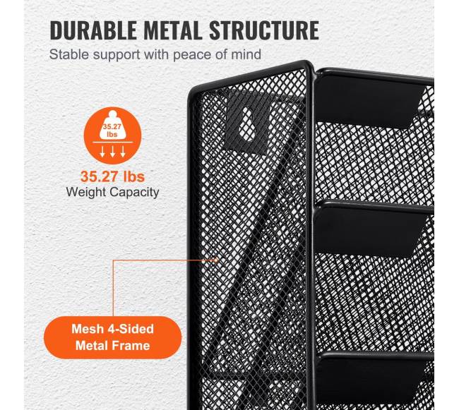 Sieninė dokumentų lentyna su 16 kišenių4