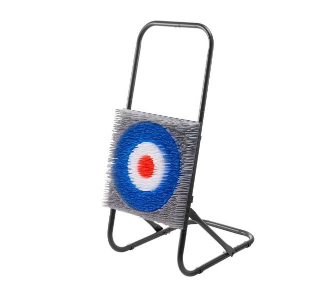 Kirvių mėtymo rinkinys su plastikiniu taikiniu0