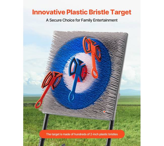 Kirvių mėtymo rinkinys su plastikiniu taikiniu3