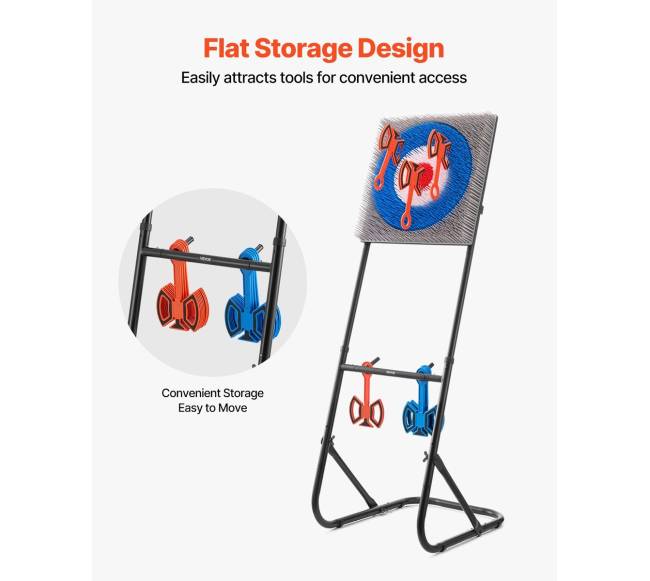 Kirvių mėtymo rinkinys su plastikiniu taikiniu5