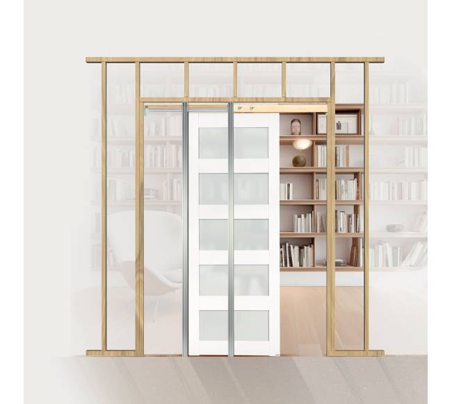 Slankiojamos durys su matiniais stiklais, 765 x 2035 mm7