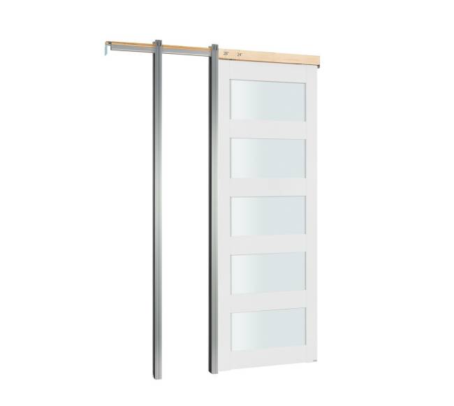 Slankiojamos durys su matiniais stiklais, 765 x 2035 mm8