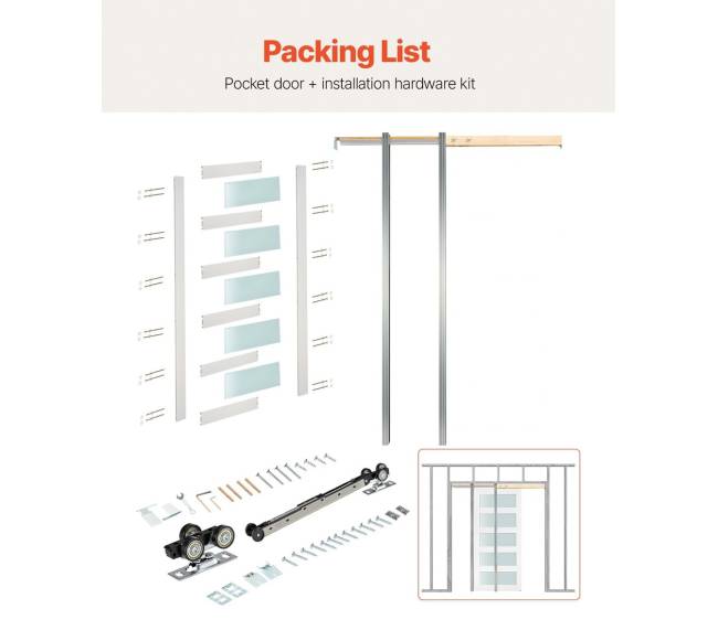 Stumdomos kišeninės durys su matinio stiklo plokštėmis4