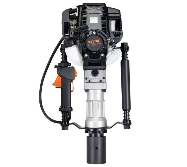 Benzininė T formos kuoliukų kalimo mašina0