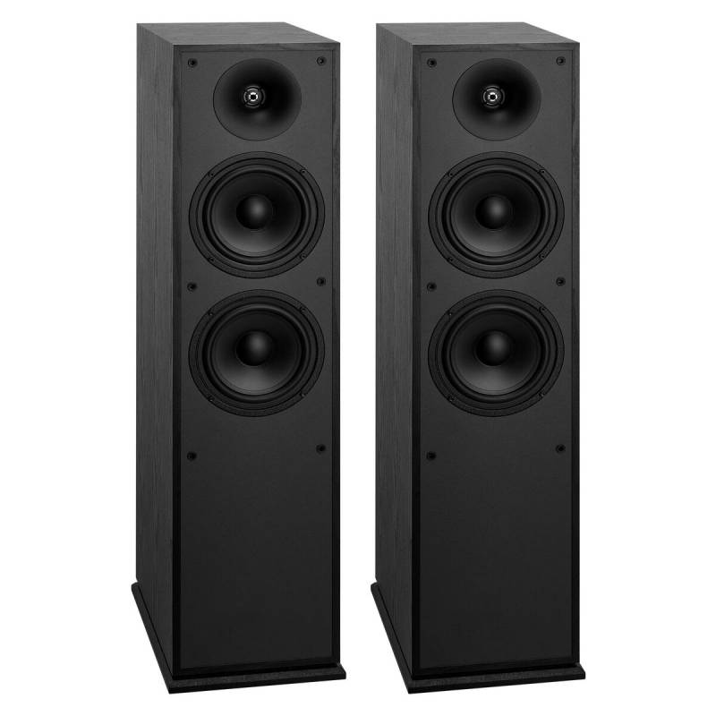 Grindinės garso kolonėlės su dvigubais garsiakalbiais0