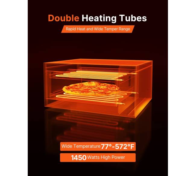 Elektrinė stalviršio orkaitė picai 12 colių 1450W2