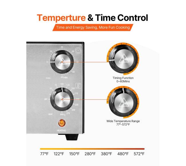 Elektrinė stalviršio orkaitė picai 12 colių 1450W3