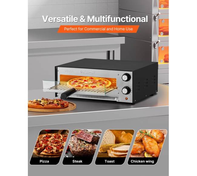 Elektrinė stalviršio orkaitė picai 12 colių 1450W5