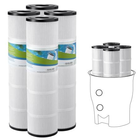 Baseino filtro kasetė, pakeitimas Pentair ir Pleatco0