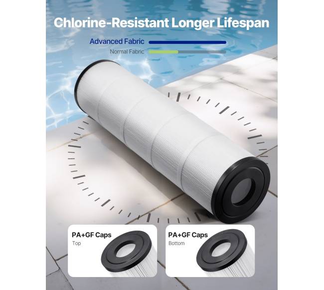 Baseino filtro kasetė, pakeitimas Pentair ir Pleatco3