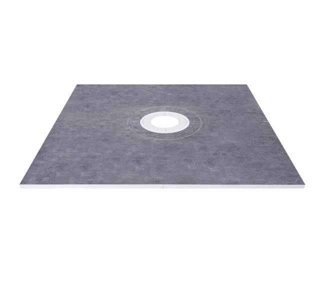 Dušo pakopa su flanšu ir grotelėmis10