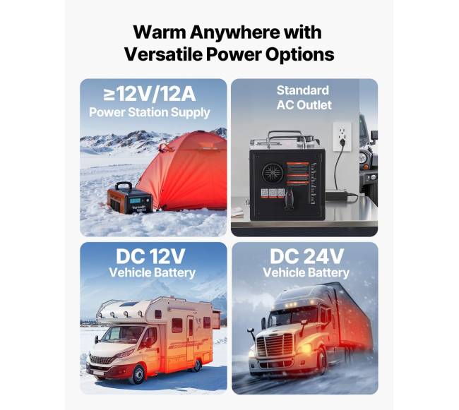 Nešiojamas dyzelinis šildytuvas 8 kW su Bluetooth4