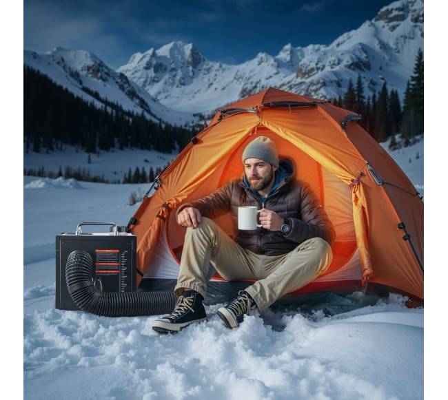 Nešiojamas dyzelinis šildytuvas 8 kW su Bluetooth7