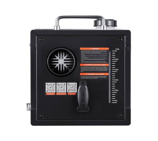 Nešiojamas dyzelinis šildytuvas 8 kW su Bluetooth9