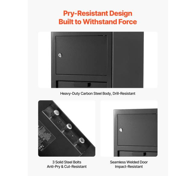 3,6 kubinių pėdų seifas su skaitmenine klaviatūra4