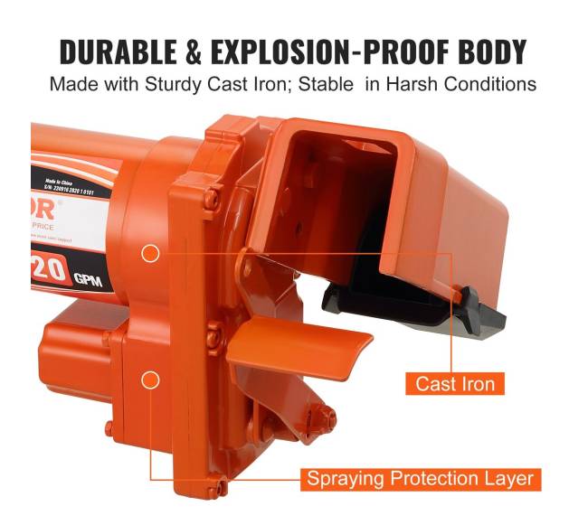 Benzino siurblys su 12 V DC elektros2