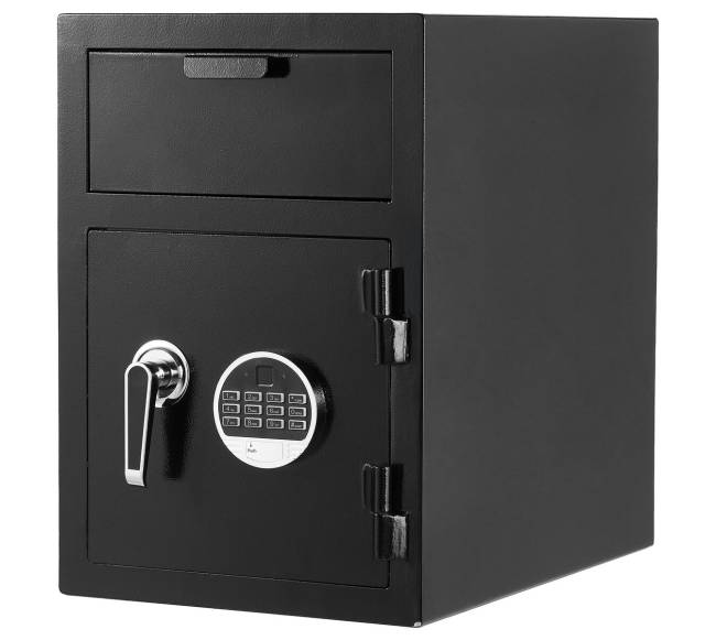 Didelės talpos skaitmeninis seifas su skaitmeniniu klaviatūra0