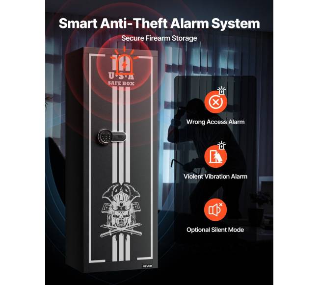 4 vietų ginklų seifas šautuvams ir pistoletams3