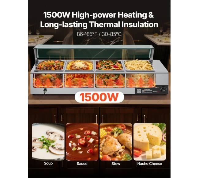 Elektrinis maisto šildytuvas su 4 indais1