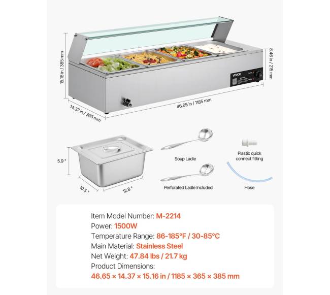 Elektrinis maisto šildytuvas su 4 indais6