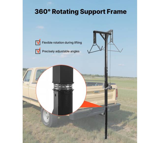 Automobilių keltuvas 181 kg su 2 colių jungtimi3