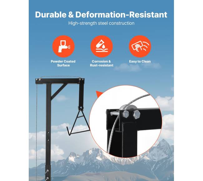 Automobilių keltuvas 181 kg su 2 colių jungtimi5