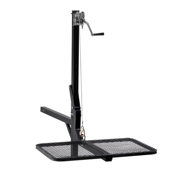 Pakabinamas elnių keliamasis įrenginys su platforma0