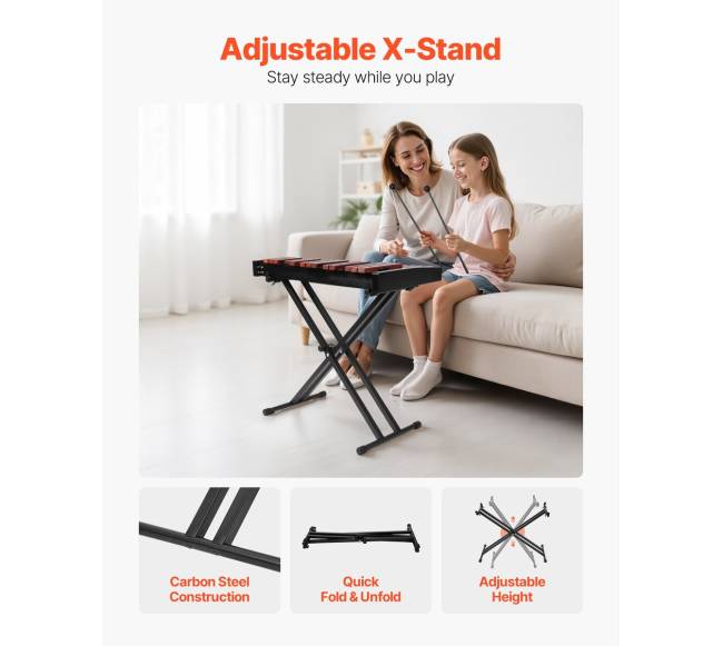 Medinis ksilofonas su pastatoma laikikliu4