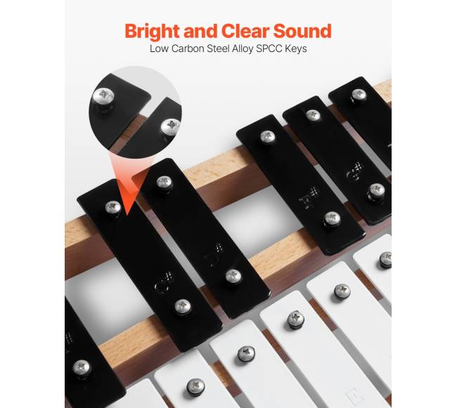 Glockenspiel ksilofonas su 27 natomis2