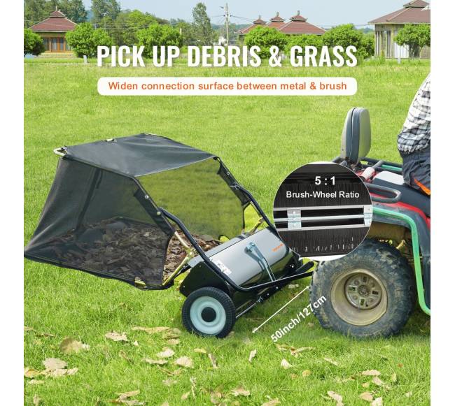 Vilktis už vejos šluotuvas 127 cm2