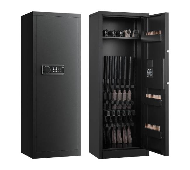 Šautuvų ir pistoletų seifas, 6-8 vietos7