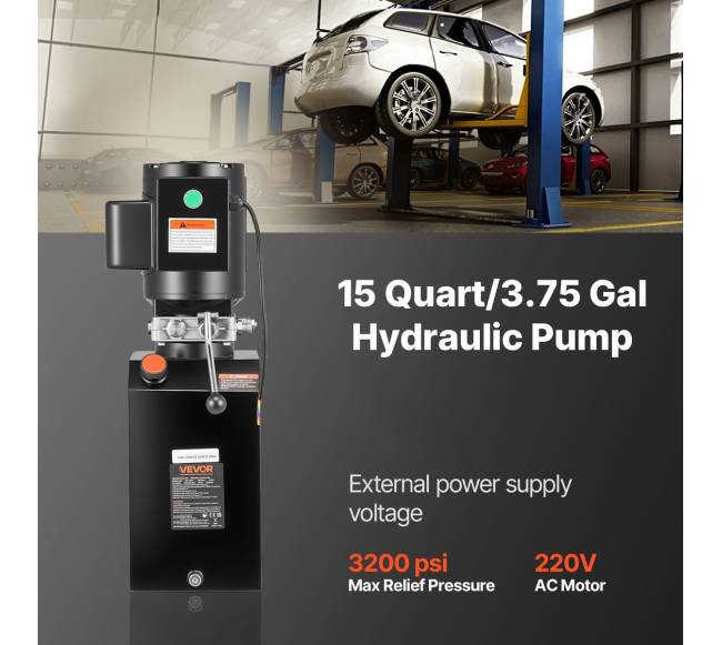 Hidraulinis siurblys AC 220V, 15 litrų talpos1