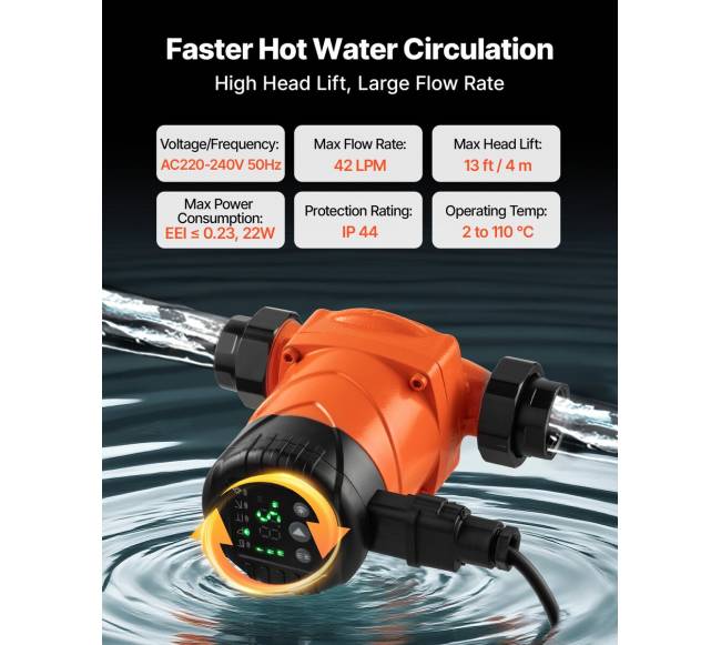 LPS25-4BP130 vandens cirkuliacinis siurblys3