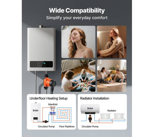 LPS25-6BP130 aukštos kokybės cirkuliacinis siurblys5