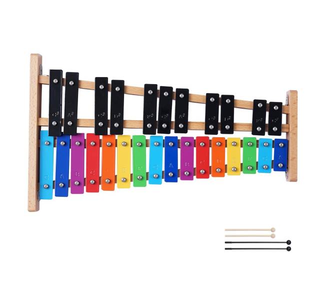 Glockenspiel ksilofonas, 27 natų8