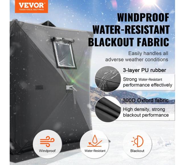 Nešiojamas žvejybinis tentas, 1-2 asmenims1