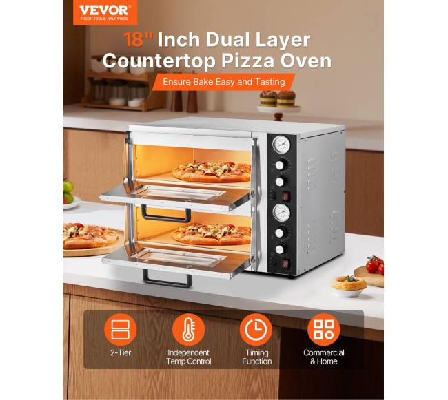 elektrinė pica krosnelė su dviem lygiais1