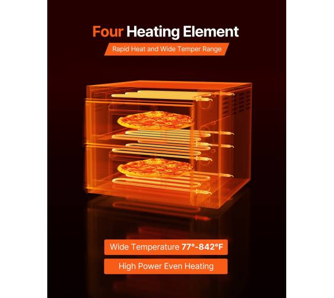 elektrinė pica krosnelė su dviem lygiais2