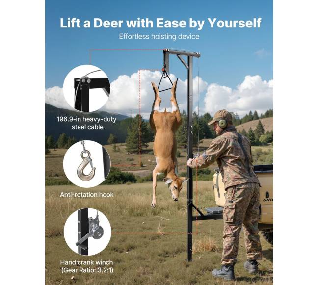 Medžioklinis keltuvas sunkvežimio priekabai2