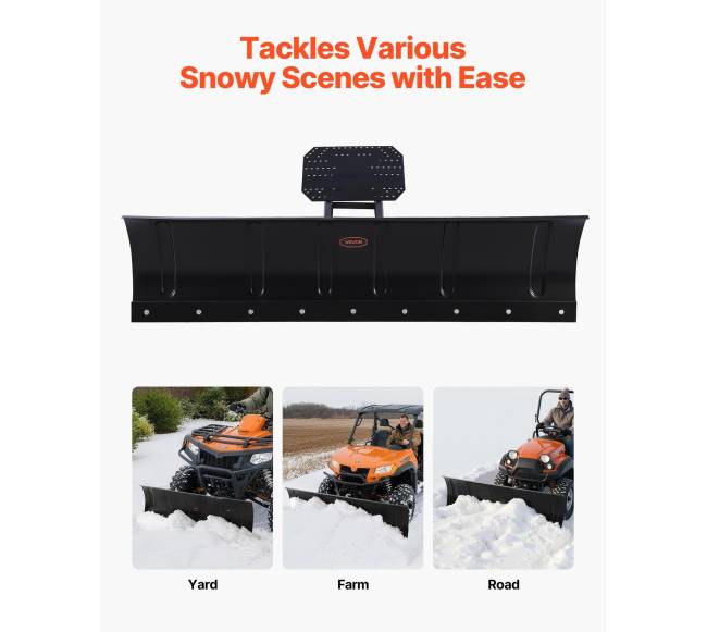 1524 mm universalus sniego valymo priedas ATV5