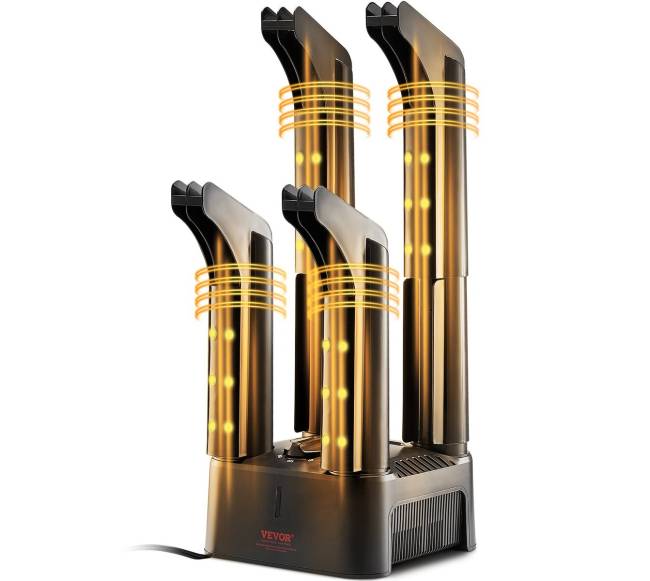 Nuimamas batų džiovintuvas su 4 vamzdeliais0