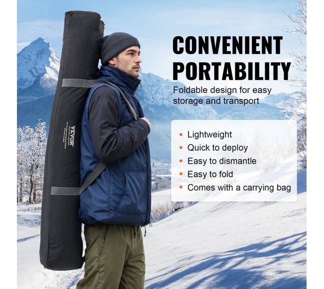 Nešiojama palapinė žvejybai ant ledo, 3–4 asmenims5