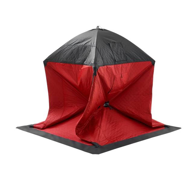 Izoliuota 3-4 asmenų ledo žvejybos palapinė8